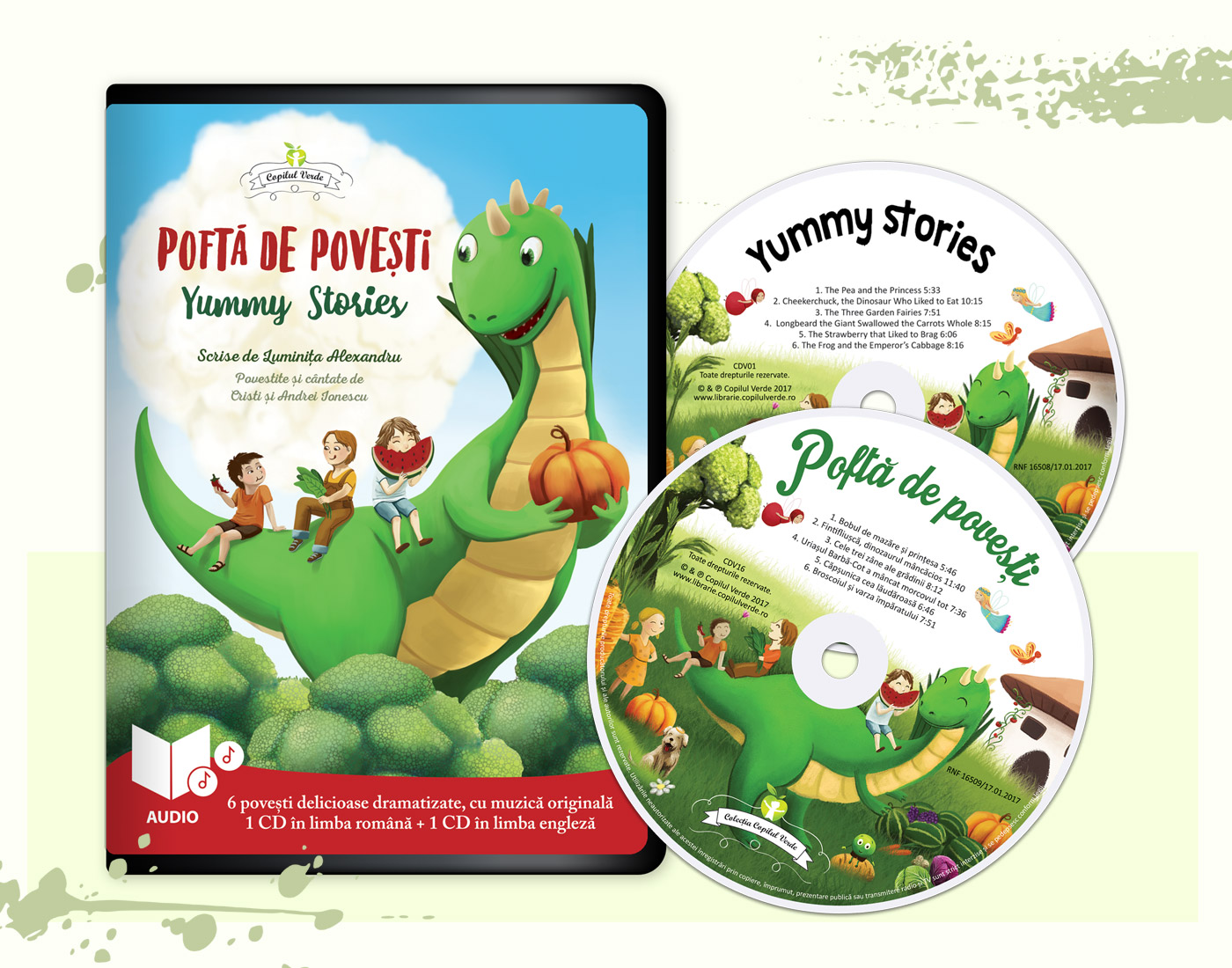Dublu CD Poftă de poveşti - Yummy Stories